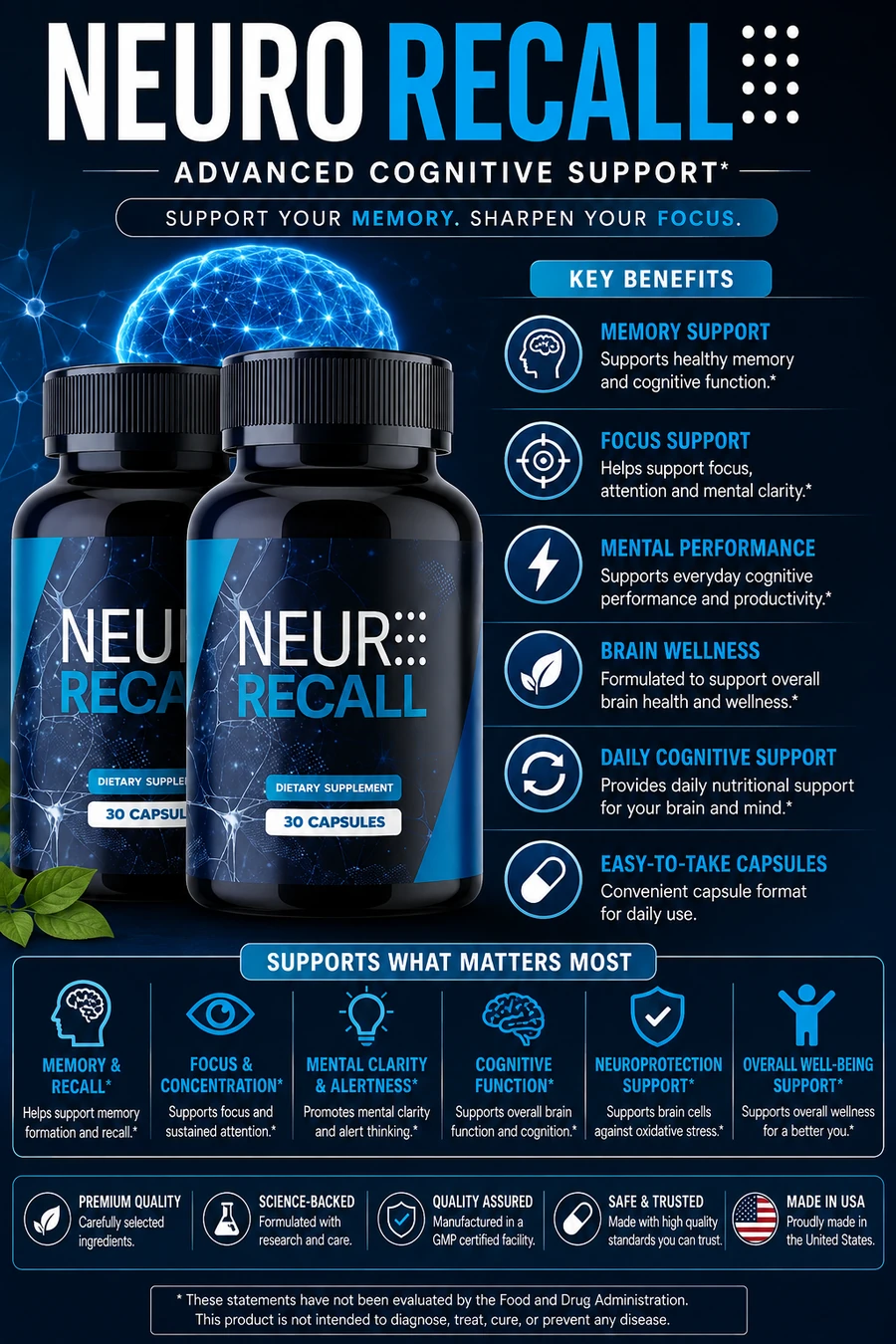 NeuroRecall Benefits